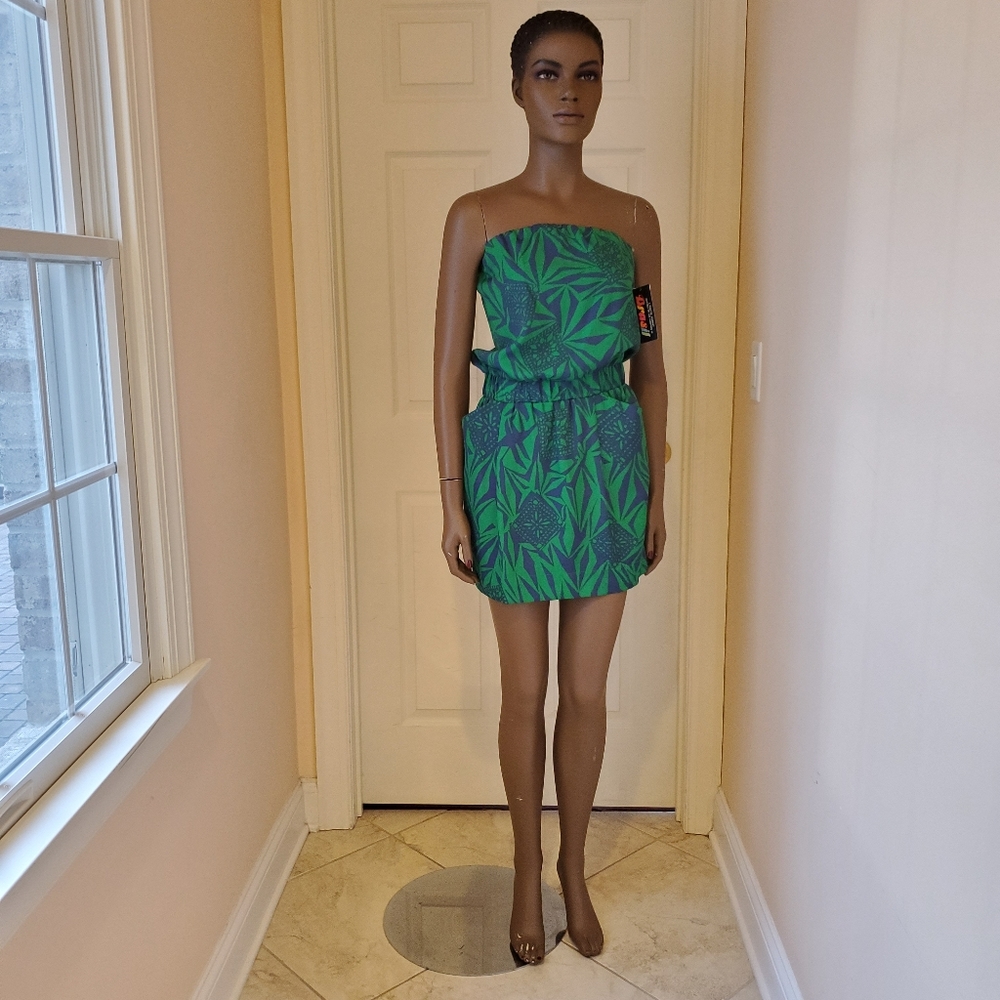 BAR III STRAPLESS DRESS